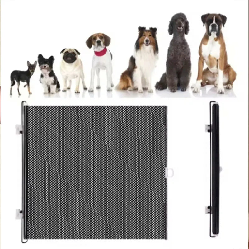 Durable Guard Retractable Fence Gate Barrier Folding - Pet Safety Gate